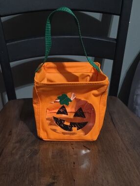 Orange Halloween Pumpkin Trick-or-Treat Bag - Thirty-one